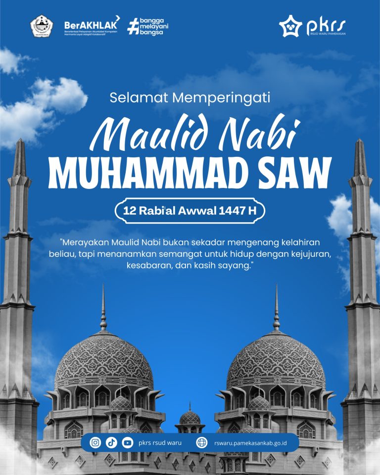 Selamat Memperingati Maulid Nabi MUHAMMAD SAW